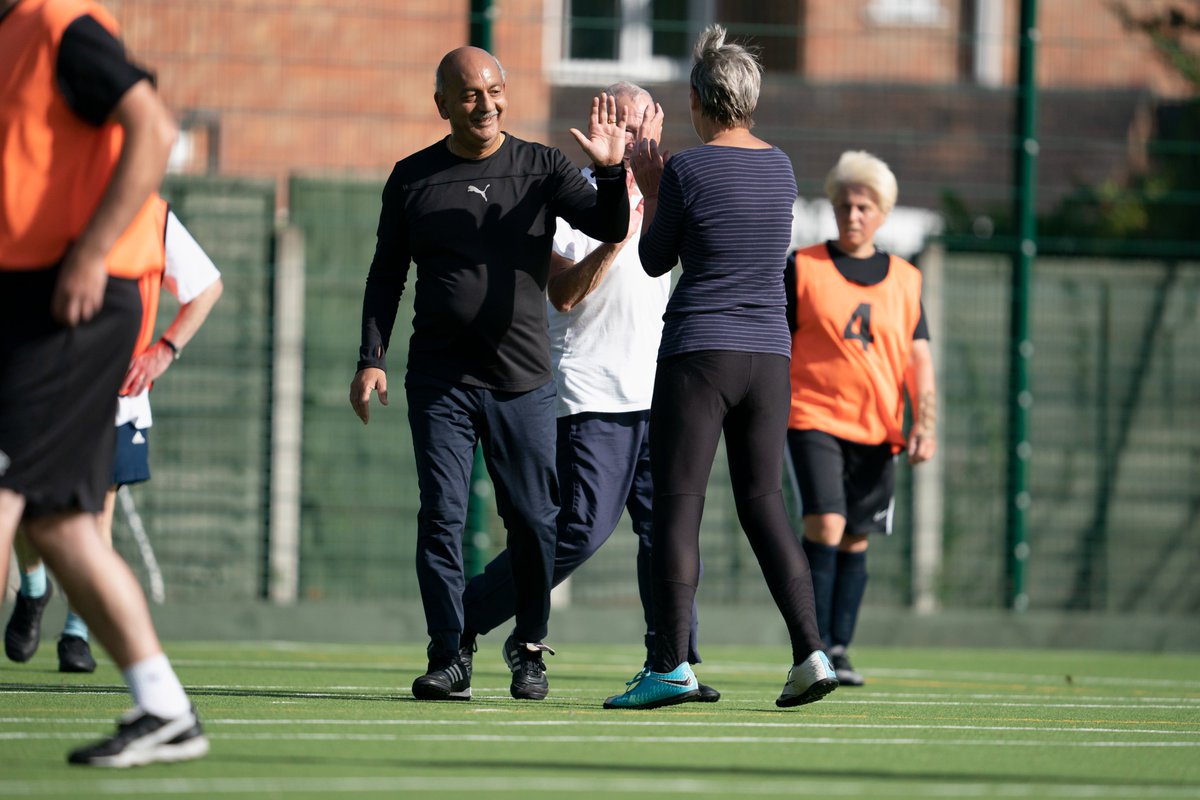 EnglandFootball's tweet photo. @RNC_Hereford Have you ever tried #WalkingFootball? 

Surjit partakes at his local club, for him “it’s not just the football, it’s more the socialisation” of going down to his local club ⚽️

#TakeYourChance #OneGameOneCommunity https://t.co/uMuBlR5PFk