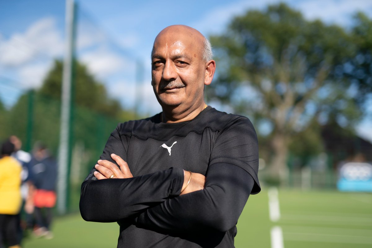 EnglandFootball's tweet photo. @RNC_Hereford Have you ever tried #WalkingFootball? 

Surjit partakes at his local club, for him “it’s not just the football, it’s more the socialisation” of going down to his local club ⚽️

#TakeYourChance #OneGameOneCommunity https://t.co/uMuBlR5PFk