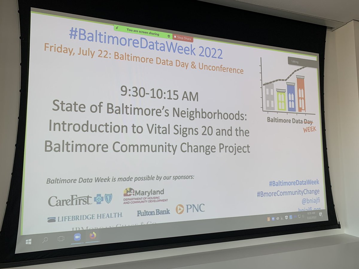 seemadiyer's tweet photo. We are ready! final day of #BaltimoreDataWeek 2022. Perhaps our most scenic spot yet https://t.co/wS3xvmq8Zu