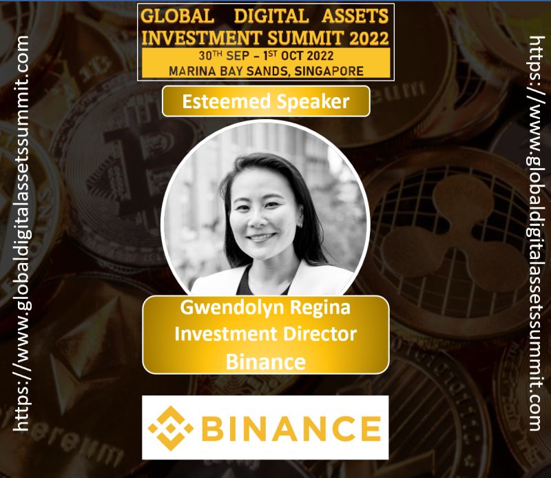 digital_asets's tweet photo. Gwendolyn Regina @gwendolynregina, Investment Director,@binance to join Global Digital Assets Investment Summit as a Speaker
Register Now to Attend Global Digital Assets Investment Summit(https://t.co/ayl0napJW1)
#DigitalAssets #virtualassets #tokenization #cryptoassets #bitcoin https://t.co/njkrGjXtcU