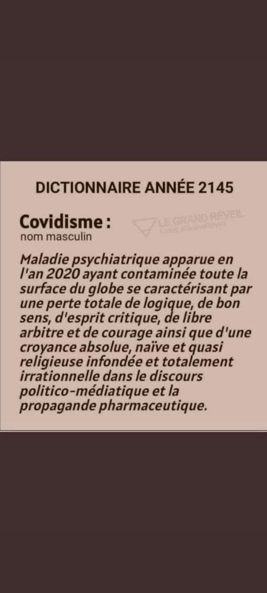 Kyrie_Eleison7's tweet photo. Salut les terriens et les terrienne🥰
Bonne journée et bon week-end😉
#JeNeMeFeraisJamaisVacciner 
#UnNonDéfinitiveAuPassEtAuVax 
#LibertéDeChoisir nous exigeons les traitements contre le COVID19 #ProtocoleRaoult #Ivermectine etc
Il y aura toujours des variants 1 nouvelle dose☠ https://t.co/3NUGppXVL7