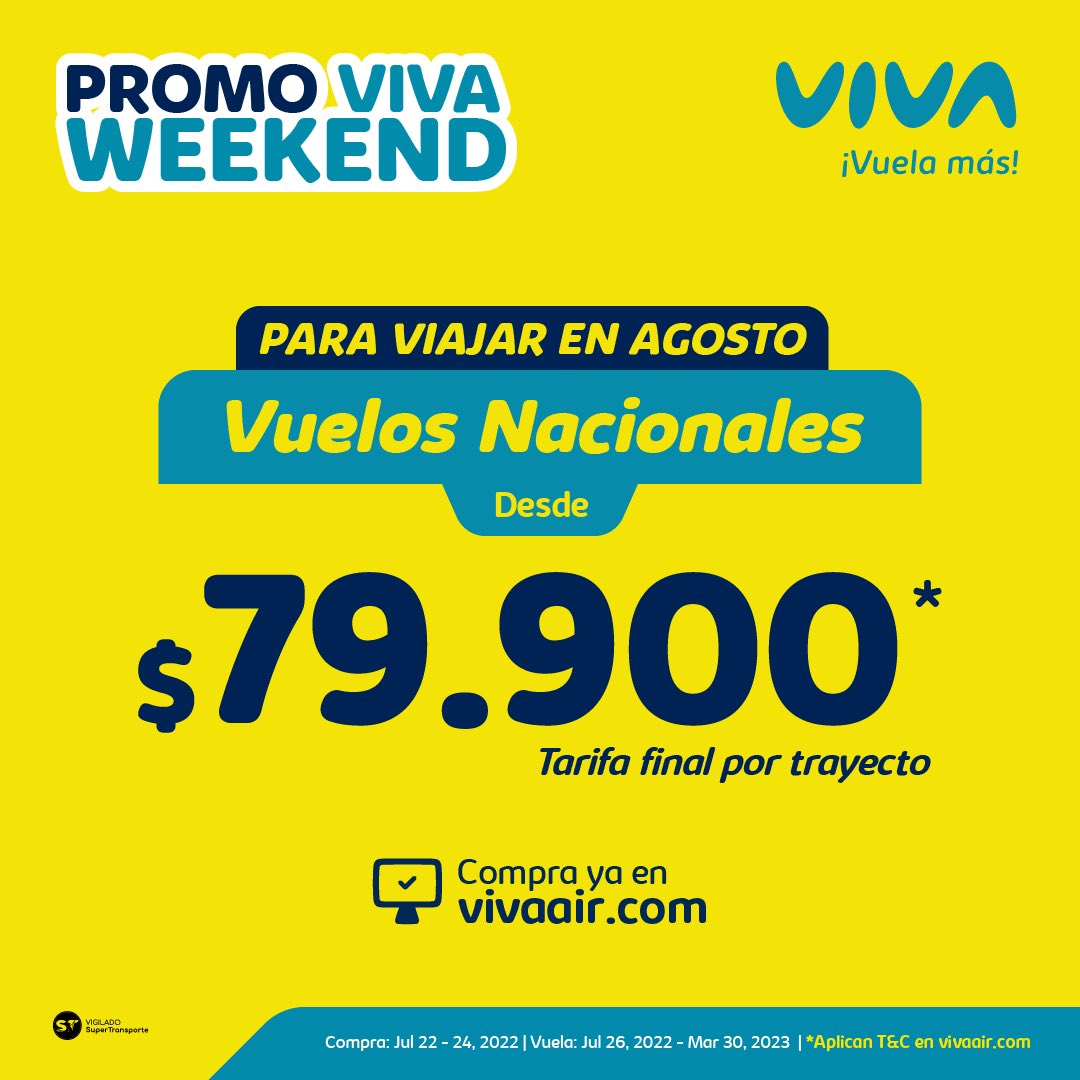 Viva ¡Vuela Más! on Twitter "Es viernes y el cuerpo lo sabe porque