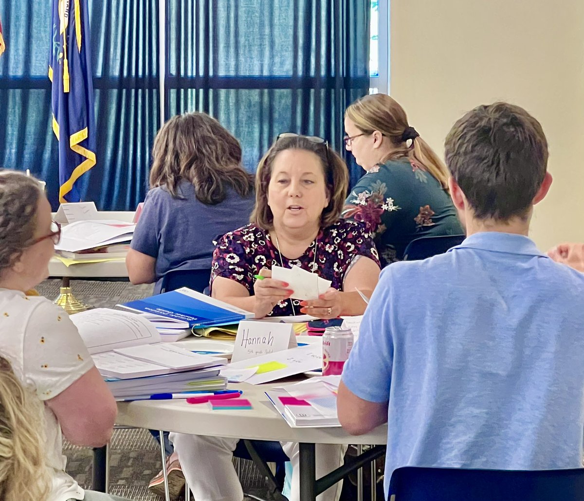 CarlenaSheeran's tweet photo. The “real OGs” are the HCS leaders who have been highly engaged in @IMSEOG Comprehensive OG Plus training this week with a focused goal on learning all the strategies/tools to help our students become proficient readers. 🙌🏼 #HCSStrongerTogether #BuildingAReadingCulture #Aaron https://t.co/OrHGMlaklr