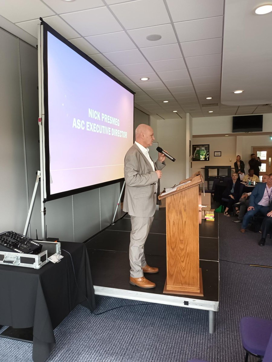 esca_will's tweet photo. It's fantastic to be back with @Essex_CC Adult Social Care colleagues to spend time focusing on practice and the upcoming developments in ASC nationally. A brilliant event hosted by hosted and delivered by @ECCESCA. Thanks to @nick_presmeg for opening today's session https://t.co/9TVIywAAdN
