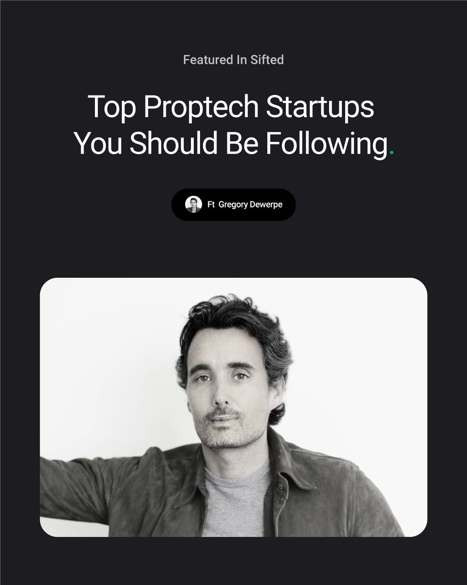 noavctech's tweet photo. Our founder @gdewerpe spoke to @siftedeu to offer his top picks for the hottest proptech startups moving the real estate sector forward. There was just one catch – he wasn’t allowed to name any portfolio companies.
➡️Read more: https://t.co/AdmLq5qgU0  
#VentureCapital #startups https://t.co/dIcY5YpEFx