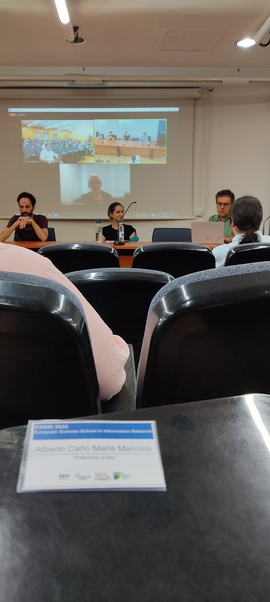 alberto_mancino's tweet photo. #ESSIR2022 has just ended. 
It was a great experience with many inspirational lessons from experienced Professors and researchers. 
I had the opportunity to meet PhD students worldwide and share many ideas about our PhD life. I will surely treasure these days and the people I met https://t.co/xPQ5yF4oE7