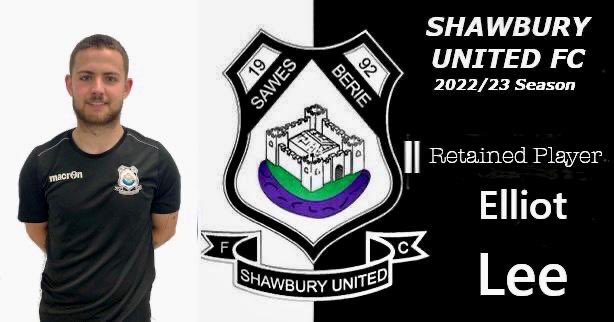 PLAYER RETAINED 
Shawbury United are delighted to announce Elliot Lee has been retained for the 22/23 season! Elliot has impressed throughout preseason and we can’t wait to see him go to the next level this season.

Welcome Back <a href="/elliott60739866/">elliott lee</a> 

#UnitedTogether