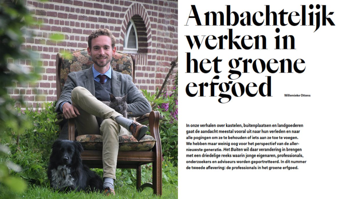 Onze medewerker Piet 't Jong staat vandaag met een leuk interview in het vaktijdschrift Het Buiten. Over zijn werk als beherend rentmeester, en hoe je je als jonge professional beweegt in een veelzijdig werkveld.
