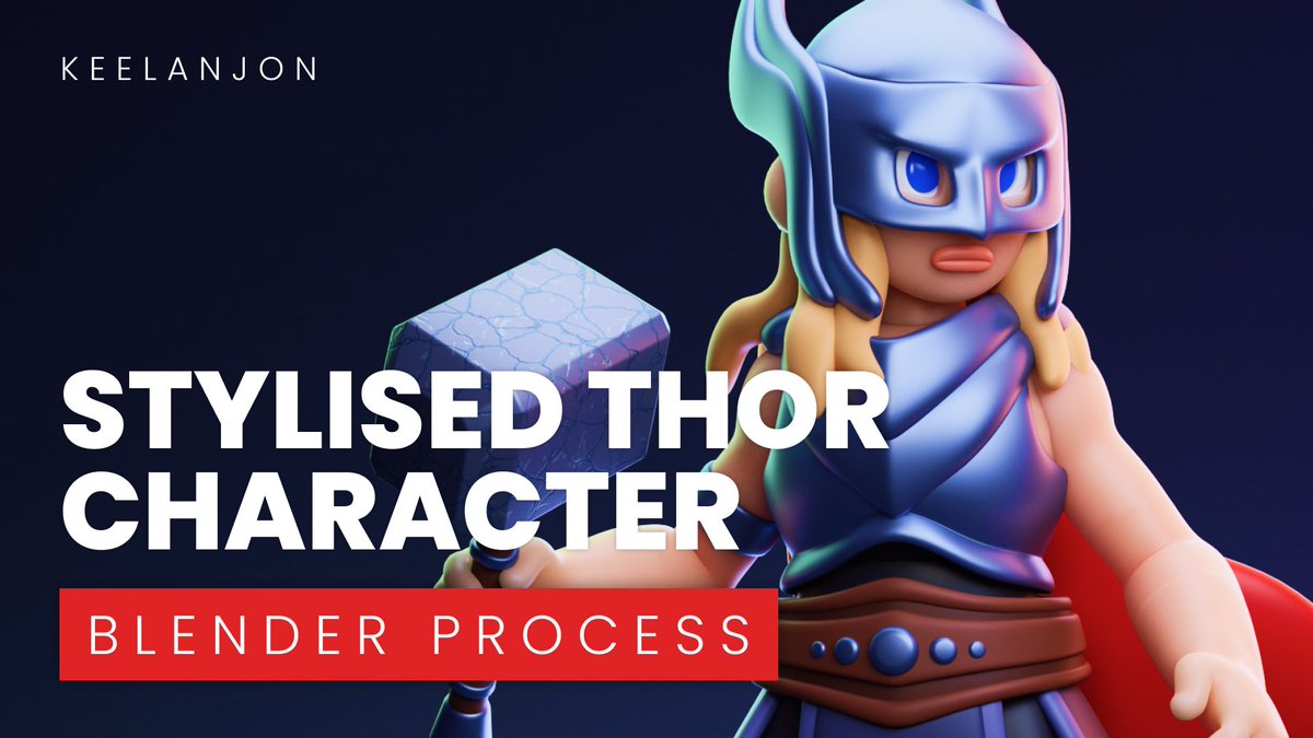 Complete blender process of the making of my Marvel's Jane Foster character now on YouTube: youtu.be/PU3dULLmV3Q

-
#Blender #YouTube #3DArt #Blender3d