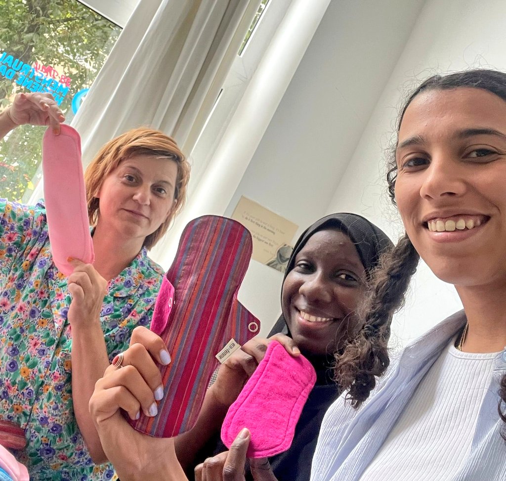 GirlsPrideGam's tweet photo. We continue building strong partnerships with local CBOs and international NGOs to address period poverty in Gambia.
Our founder had the opportunity to do an internship with @WASHUnited @MHDay28May in Berlin through the support of the International Sustainability Academy. #SDG17 https://t.co/HhtbtBQRRg