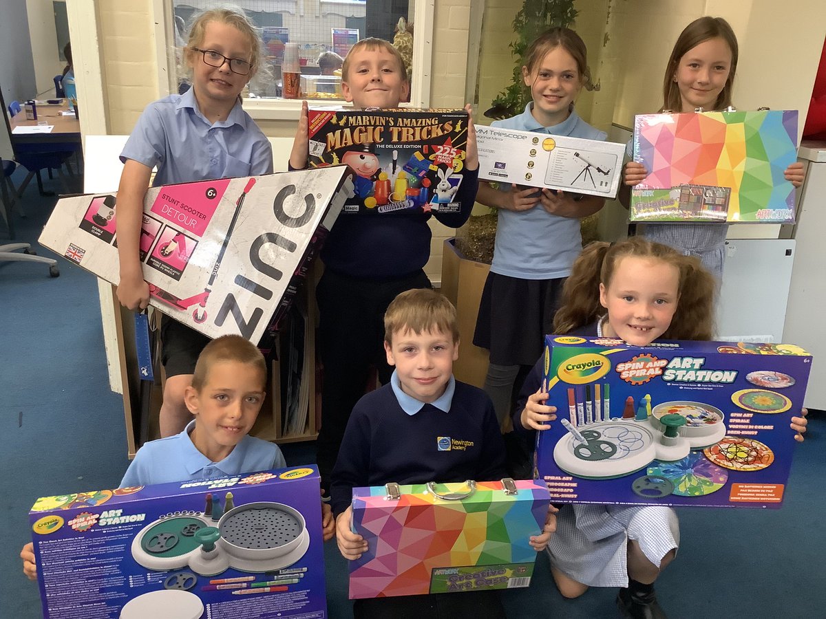 Well done to these year 3 who have saved up their Newington Attendance Stars (over 20 stars) to purchase these from Monty Shop. <a href="/wearenewington/">Newington Academy</a> <a href="/NA_giraffes/">Newington Giraffes</a> <a href="/NA_meerkats/">Newington Meerkats</a>