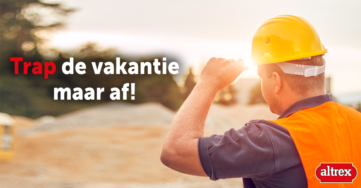 Relax. Het is de hoogste tijd voor bouwvak! Ben jij er al aan toe? Wij wensen je (alvast) een hele fijne vakantie! ☀️