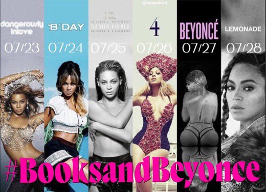 Jalee5a_Nicole's tweet photo. This is for my reader baes…..especially the ones who love Beyoncé. #BooksandBeyonce starts tomorrow…..an album a day leading up to Renaissance. I want to know your fave song/s from each album AND the book/s you feel match the vibe. Join me, this should be fun!!!! https://t.co/I63CYK4N0J