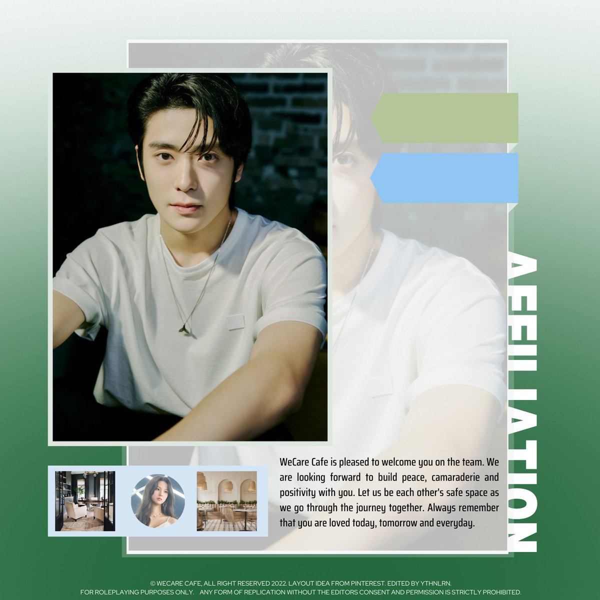 ⠀⠀ ⠀⠀⠀⠀⠀⠀ ⠀⠀⠀⠀⠀⠀ ⠀⠀⠀⠀⠀
⠀     ⠀     ✧ KICHIRO.⠀ is
                now serving with @WCC0801_                     
⠀⠀ ⠀⠀ ⠀⠀⠀⠀ ⠀⠀⠀⠀⠀⠀ ⠀⠀⠀⠀⠀