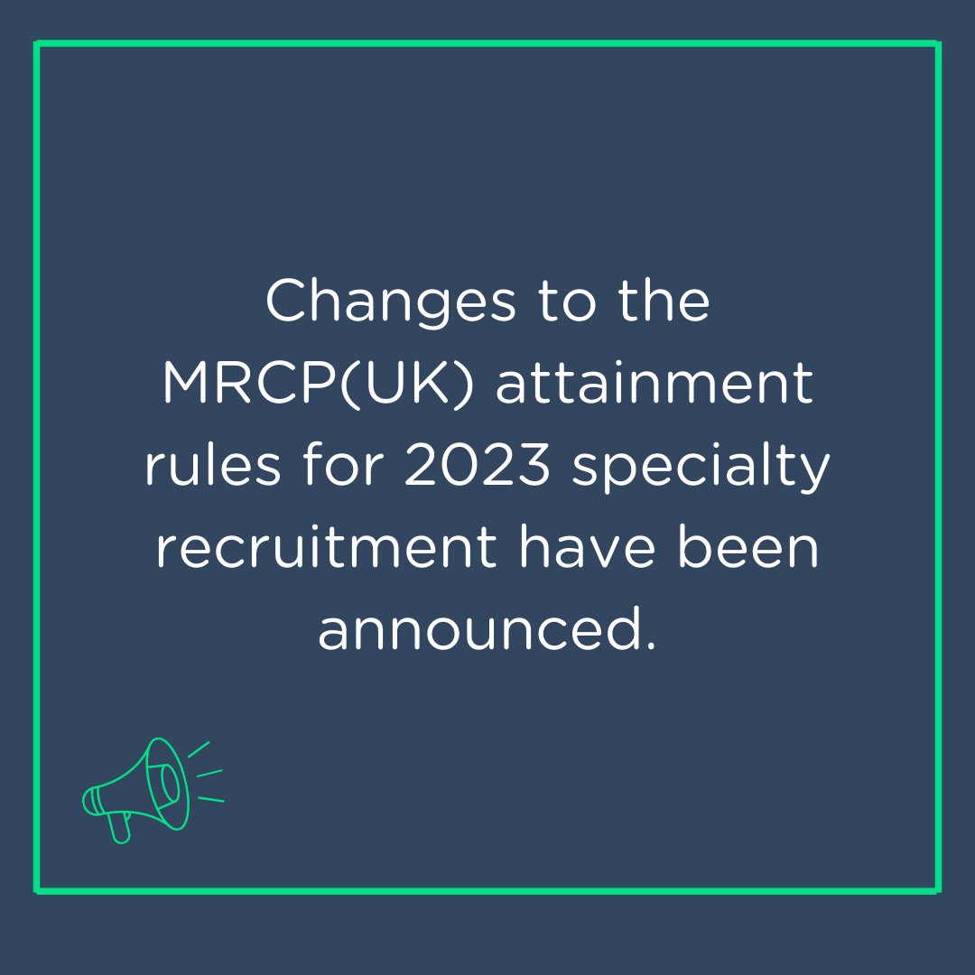 Pastest's tweet image. 🚨 Have you heard about the latest changes to the MRCP(UK) attainment rules for 2023 speciality recruitment?
Swipe for more information 👉
Click the link to read announcement: phstrecruitment.org.uk/news/changes-t…  
#mrcp #medical #medicalexams #doctor #pastestdoctor #HEE #MDRS