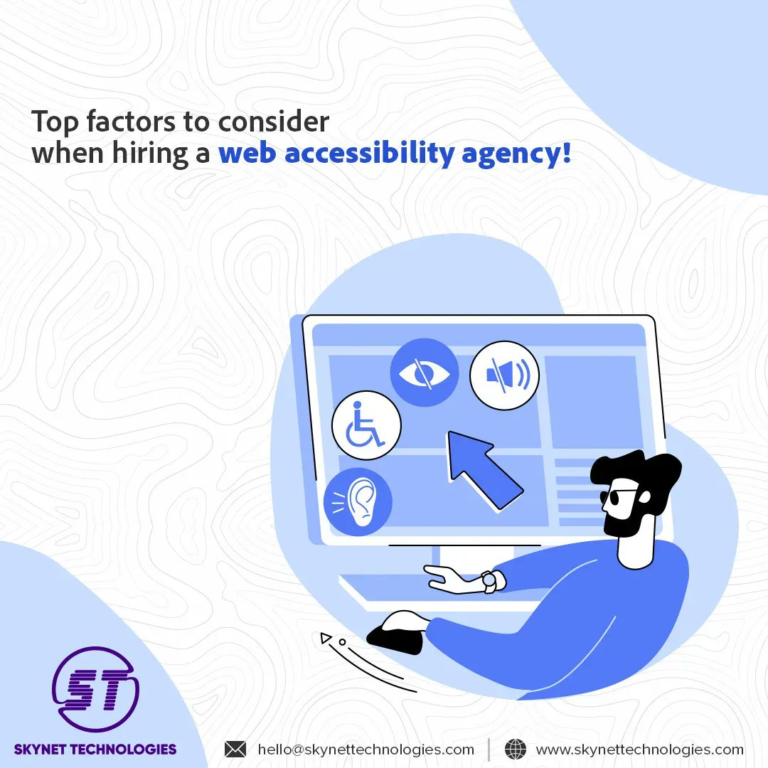 Skynet_LV's tweet image. Top factors to consider when hiring a web accessibility agency!

buff.ly/3IRXhnq

#WebAccessibility #WebContentAccessibility #WCAG #DigitalAccessibility #ADAWebsite #ADAWebDesign #WebsiteAccessibility #WebsiteDevelopment #Nevada #Florida #Gainesville #Ohio #USA #Australia