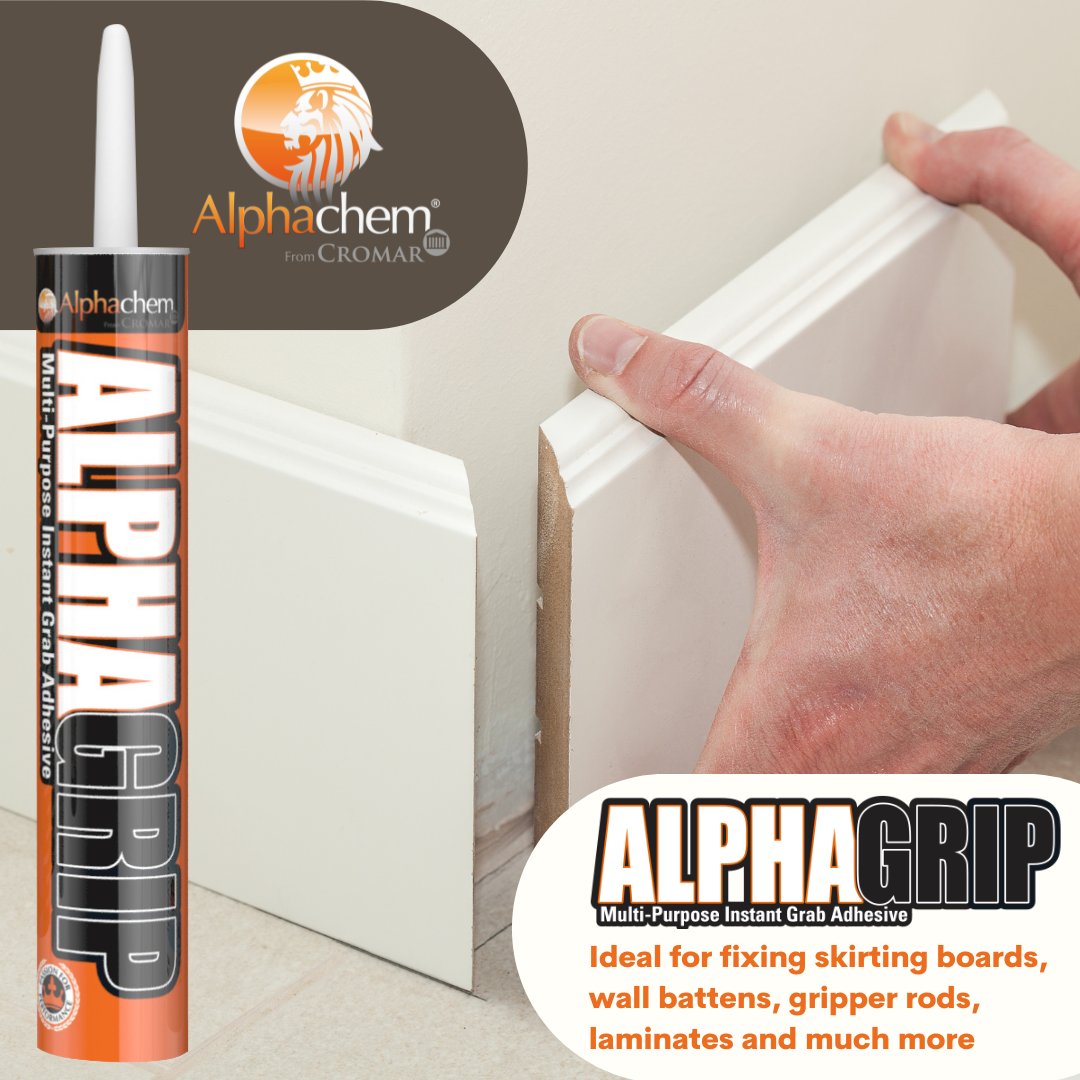 A high quality, fast bonding instant grab adhesive also ideal for gap filling. 

This solvent based adhesive is the perfect replacement for mechanical fixings in a wide variety of applications whether internal or external with excellent creep and slump resistance.