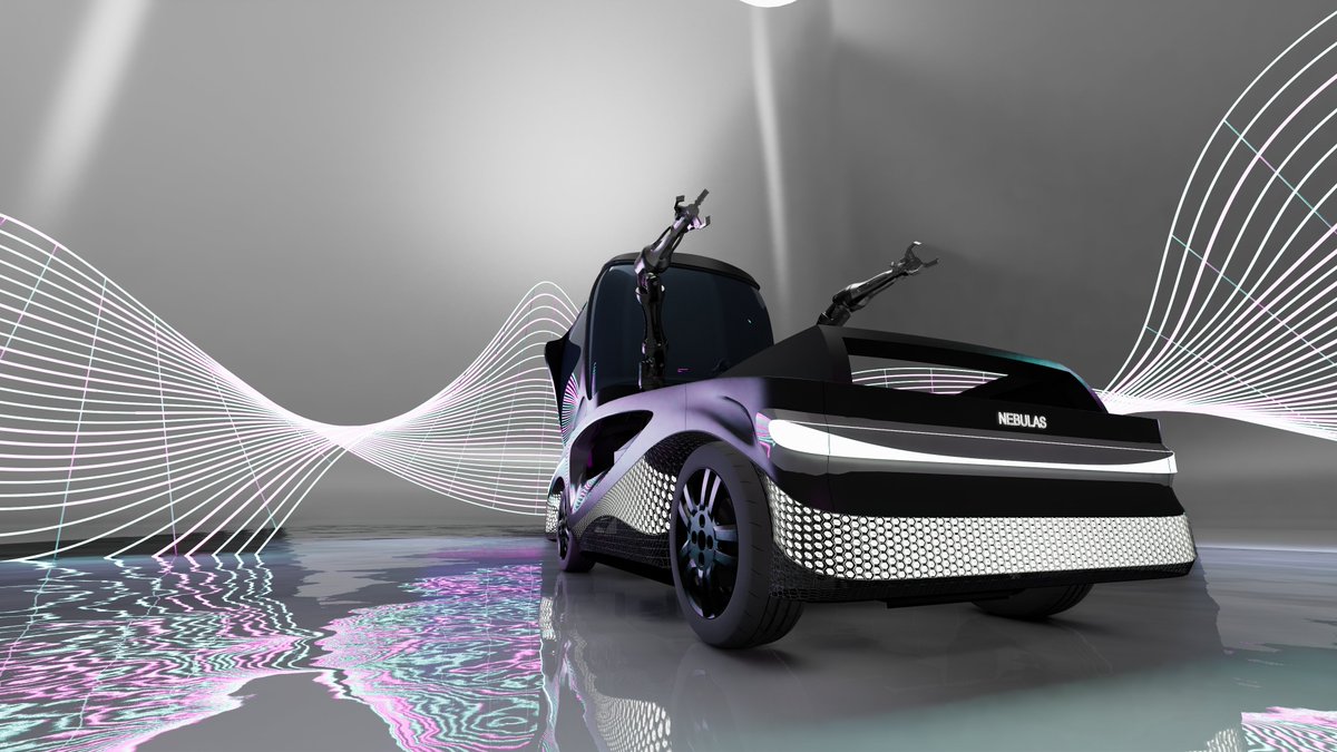 DeAutoDAO's tweet photo. ❤️it to #VOTE it
Team: NEBULAS
Design Concept: Combining the robotic arm with the car, the algorithm is also combined with the robot's clustering algorithm, which makes the interaction between vehicles infinitely possible. 
Click❤️if it's your favorite design in #DeAutoHackathon https://t.co/2ZMDXqnheX