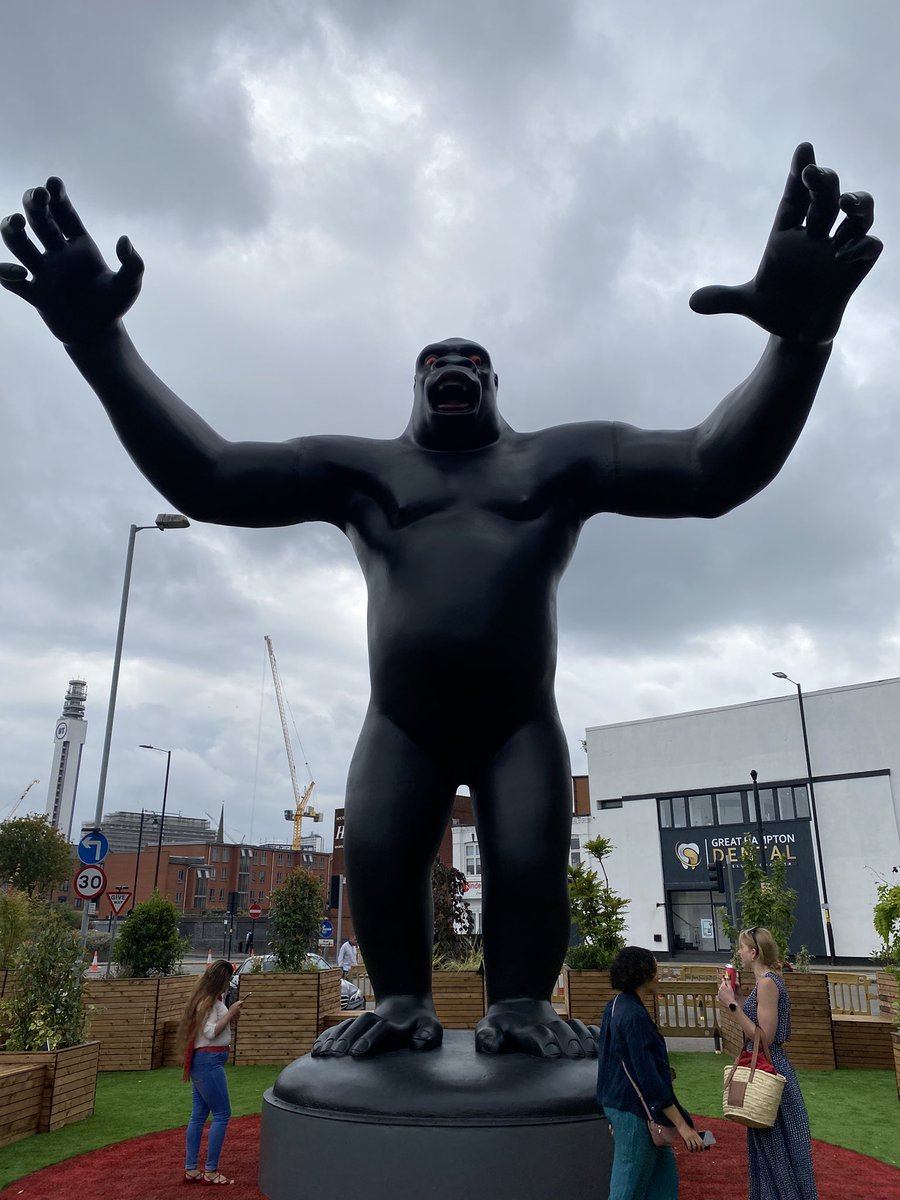 Looking good Kong! Welcome back @KingKongBrum glad to see the makeover went well. Now if you could hang around a bit longer this time ……. @CordiaBlackswan @LiquidPR