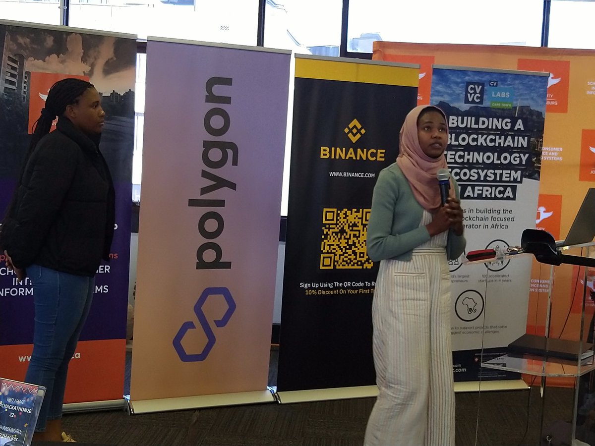 TiyaniTee's tweet photo. Always great seeing female only teams at Hackathons. #UJBlockchainHack https://t.co/MMJB6XBYY4