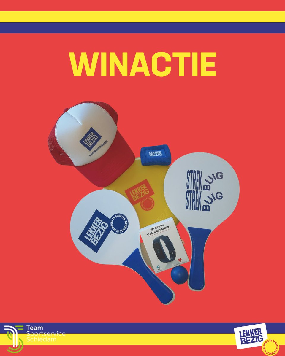 Winnen was nog nooit zo makkelijk! Bekijk de winactie op lekkerbezigschiedam.nl/nieuws/winacti… en doe mee.