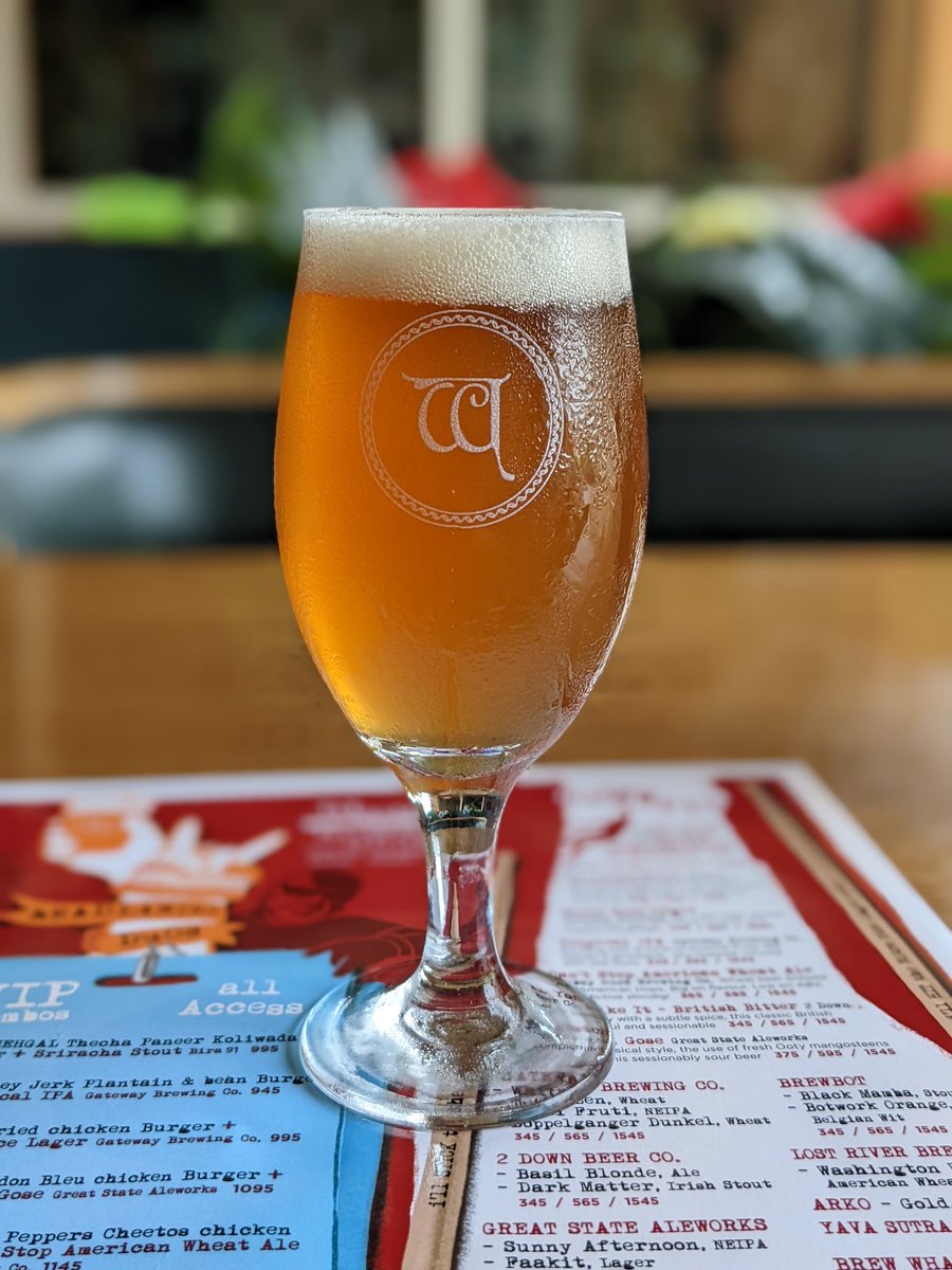 Really proud of this one. "As You Like It", 2 Down Beer Co.'s take on the classic British style Best Bitter is on tap exclusively at <a href="/WoodsideMumbai/">Woodside Mumbai</a> .