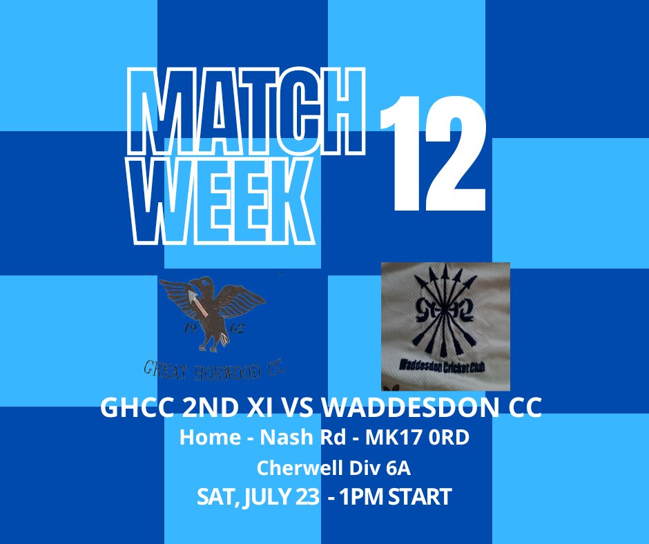 Great_HorwoodCC's tweet photo. Match week 12 see's both teams in action with the 1st XI facing Stonesfield & 2nd's entertaining Waddesdon CC.
It looks set to be a wet one this weekend so keep yourself in the dry by spending the afternoon in "The Clubhouse" with one of
@Daddy10's cold frothy ones...
#hoorrss https://t.co/i45VgbIw5x