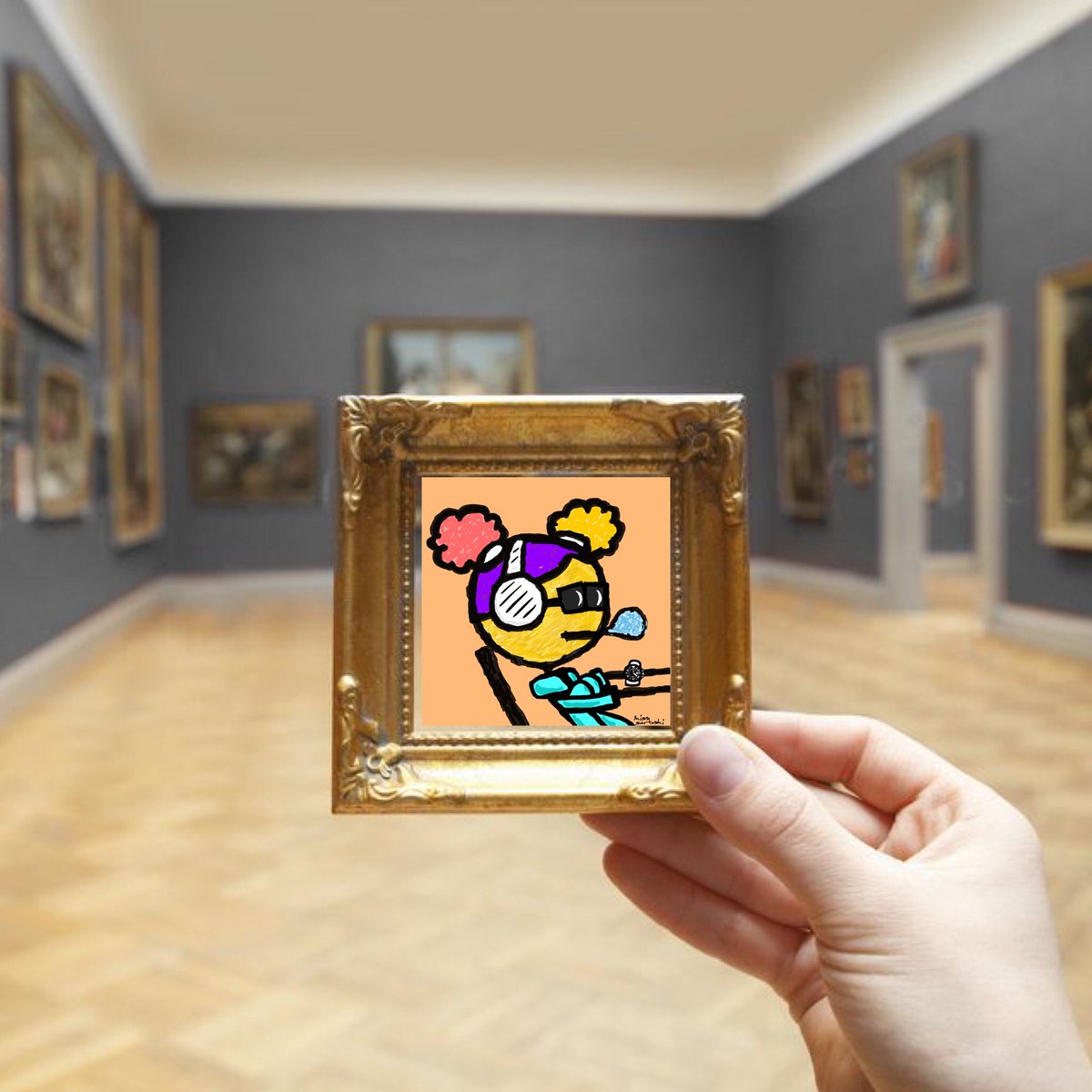 miss_sartoshi's tweet photo. Art is priceless but at same time should be available for everyone
art needs to connect us not to divide us 
MFERS ARE UNITED and NFTs are our FAMILY 
CLAIM YOUR https://t.co/6brDd43zIl https://t.co/jcwV08PIN1