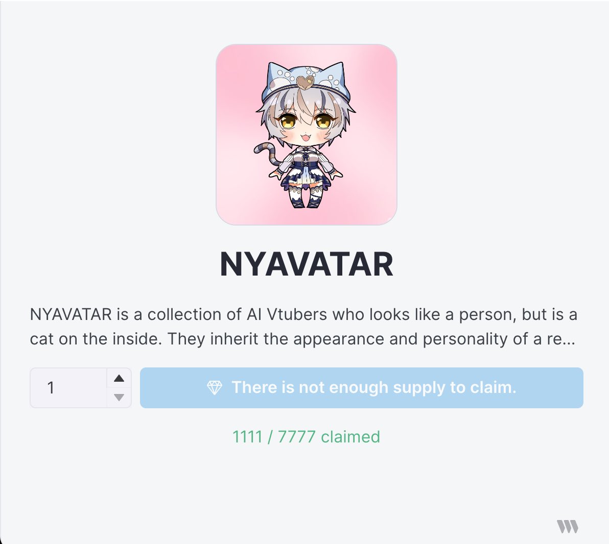 NYAVATAR_JP's tweet photo. 30分で初回分は完売となりました、みなさん本当にありがとうございます🙇‍♂️💦 https://t.co/ZMvFvoJDYc