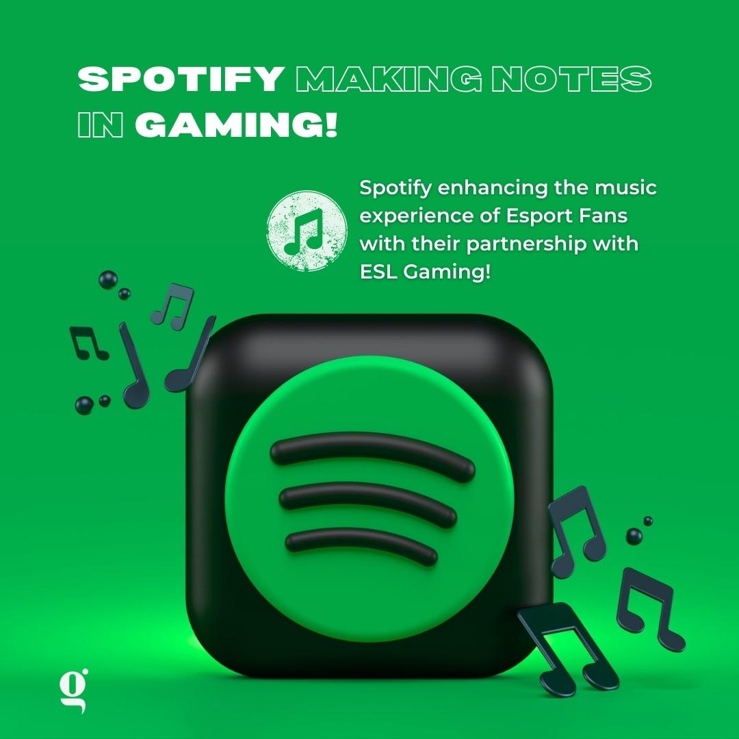GGSpace_'s tweet photo. What is gaming without music? 

This partnership between @Spotify and @ESL is legendary to say the least. 

Do not forget to explore the ESL Gaming Playlist to catch up with all the action out there.
.
.
.
.
#ggspace #ggnews #ggwp #gamers #gamerlife #didyouknow #esl #spotify https://t.co/0auMp57Gv8