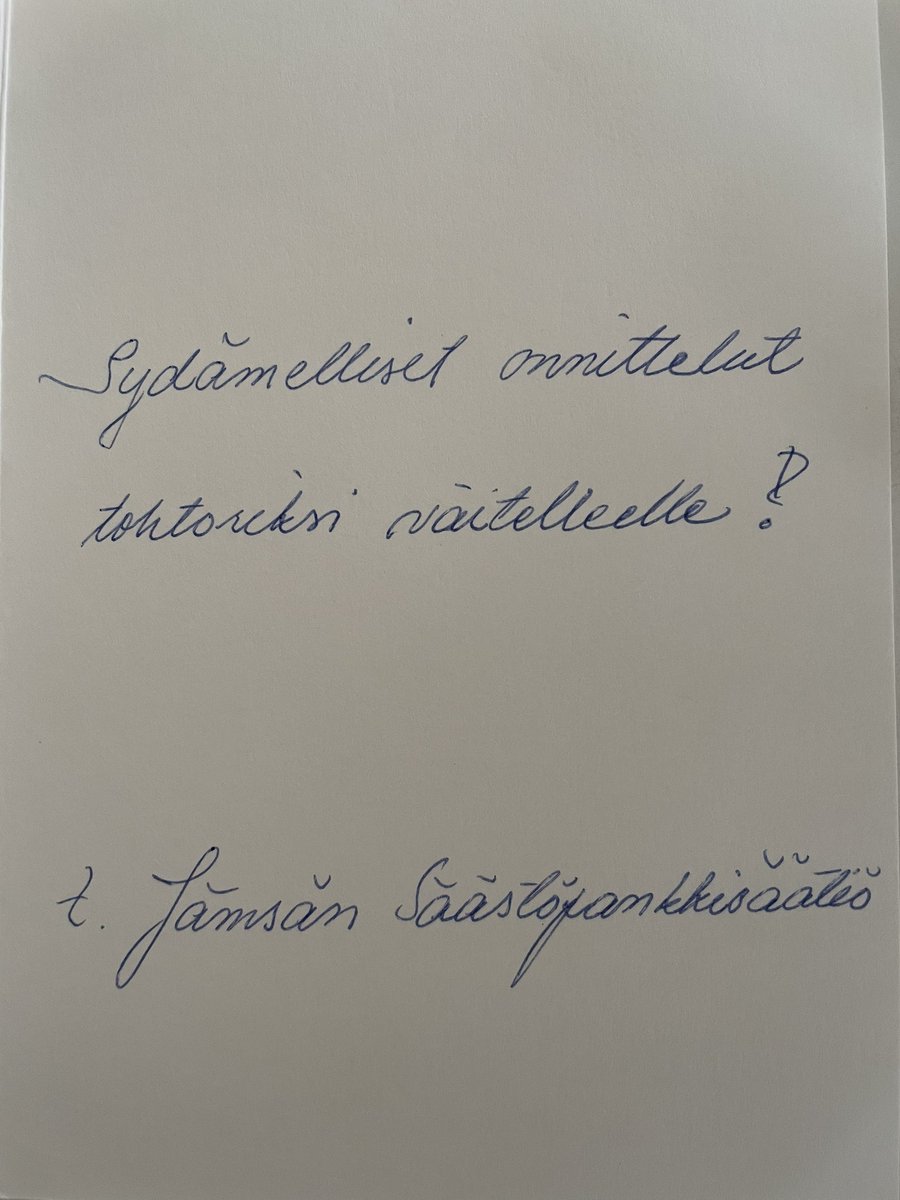 Mukava kesäyllätys: kiitos Jämsän Säästöpankkisäätiö apurahasta! 😎#tiede #jämsä @SpSinetti