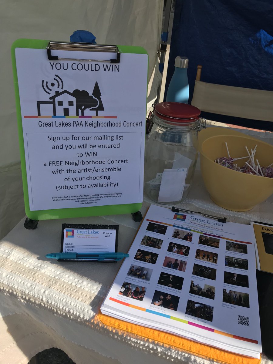 Another beautiful day at the Ann Arbor Art Fair!