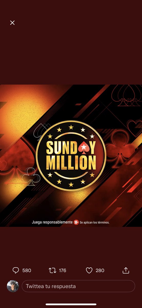 VicentiniTr's tweet photo. @PokerStarsLatam [viceen7] #SundayMillion https://t.co/eONI4ufg0i