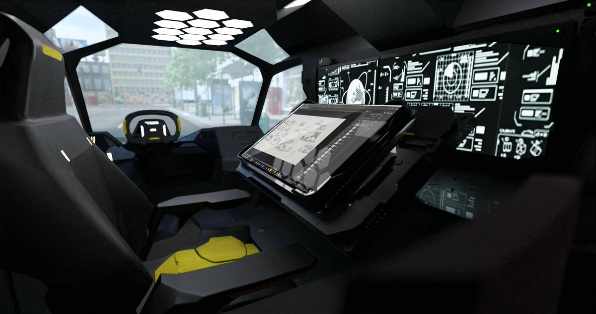 DeAutoDAO's tweet photo. ❤️it to #VOTE it
Team: Das-Licht
Design Concept: Concept “X” is a mobile workstation designed for #Metaverse designers, which combines workspace and self-driving cars. 
Click❤️if it's your favorite design in #DeAutoHackathon https://t.co/ObaPXfWGju