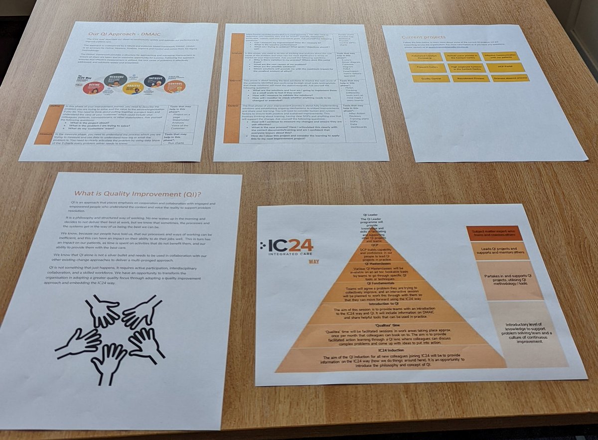Harry, who is a Service Advisor <a href="/ic24uk/">Integrated Care 24</a>  &amp; #QCP champion has joined our #QI team as an intern during his break from Uni to lead a #QI project. Yesterday he was talking to our teams about all things QI. I definitely think QI doughnuts should be a thing... #QITwitter #Madetobebrave