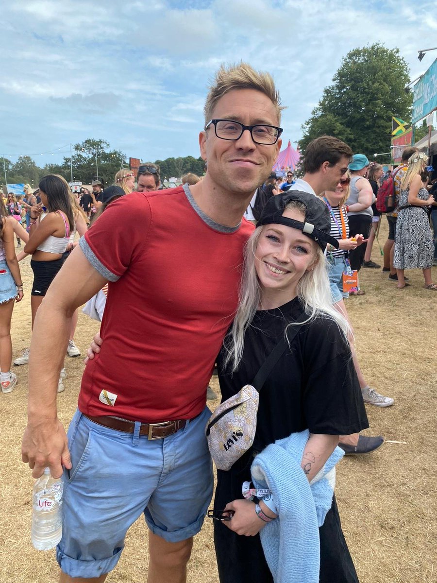 CareLeaverCov's tweet photo. More famous faces! We are delighted to have bumped into @russellhoward @LatitudeFest #twentyfive7 https://t.co/FdbUw3GqRR