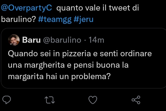 OverpartyC's tweet photo. ⚠️ #FantaJerú ⚠️ 

Comunico al #teamGG una penalità di 100 punti.

100 e non 400 perché riferiti allo stesso tweet

#jerù #teamJJ https://t.co/sfP7UzwfaD