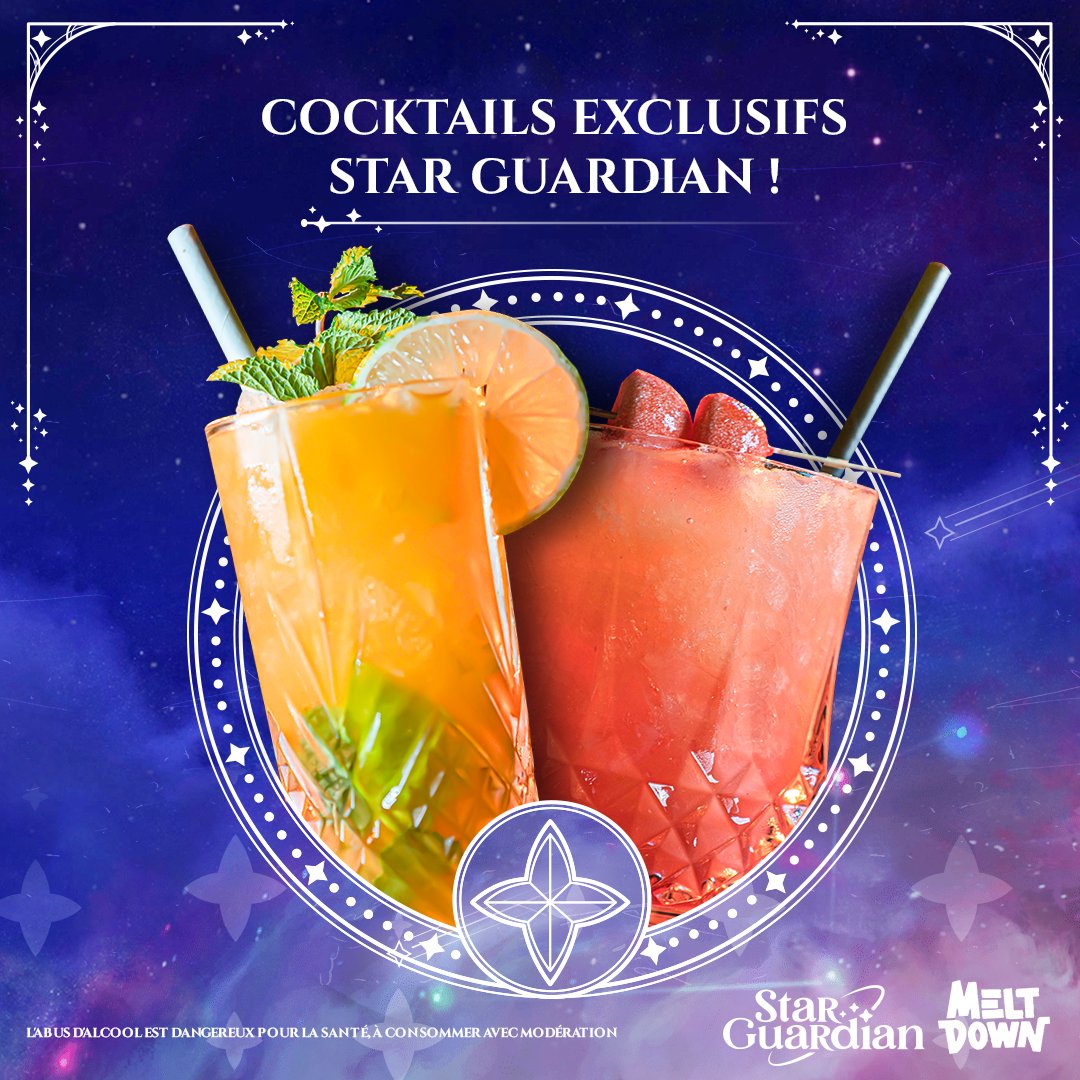 💫 <a href="/LoL_France/">League of Legends FR</a> X #Meltdown 💫

Plutôt  #StarGuardian avec le Fortune Negroni ou Némésis avec le Fiddleboost ? Pour y répondre, viens les tester dans nos bars !