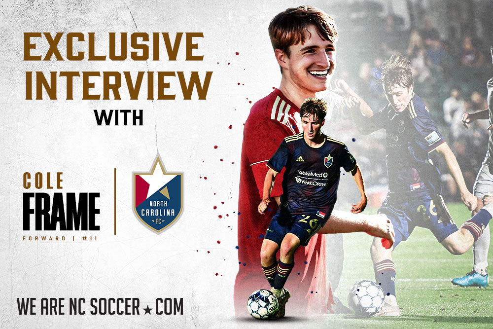 wearencsoccer (@wearenc_soccer) on Twitter photo My interview with <a href="/coleframe11/">cole frame</a> is live! We talk about being a role model for <a href="/NCFC_Youth/">NCFC Youth</a> , signing his first pro contract with <a href="/NorthCarolinaFC/">North Carolina FC</a> and what he thinks of the Cole Frame Chant! Check it out here: wearencsoccer.com/2022/07/22/col… My interview with <a href="/coleframe11/">cole frame</a> is live! We talk about being a role model for <a href="/NCFC_Youth/">NCFC Youth</a> , signing his first pro contract with <a href="/NorthCarolinaFC/">North Carolina FC</a> and what he thinks of the Cole Frame Chant! Check it out here: wearencsoccer.com/2022/07/22/col…