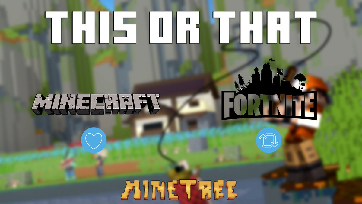 minetr_ee's tweet photo. ⚔️Who wins this battle?⚔️

Fav - Minecraft
RT - Fortnite https://t.co/SKIKvOm2Ok