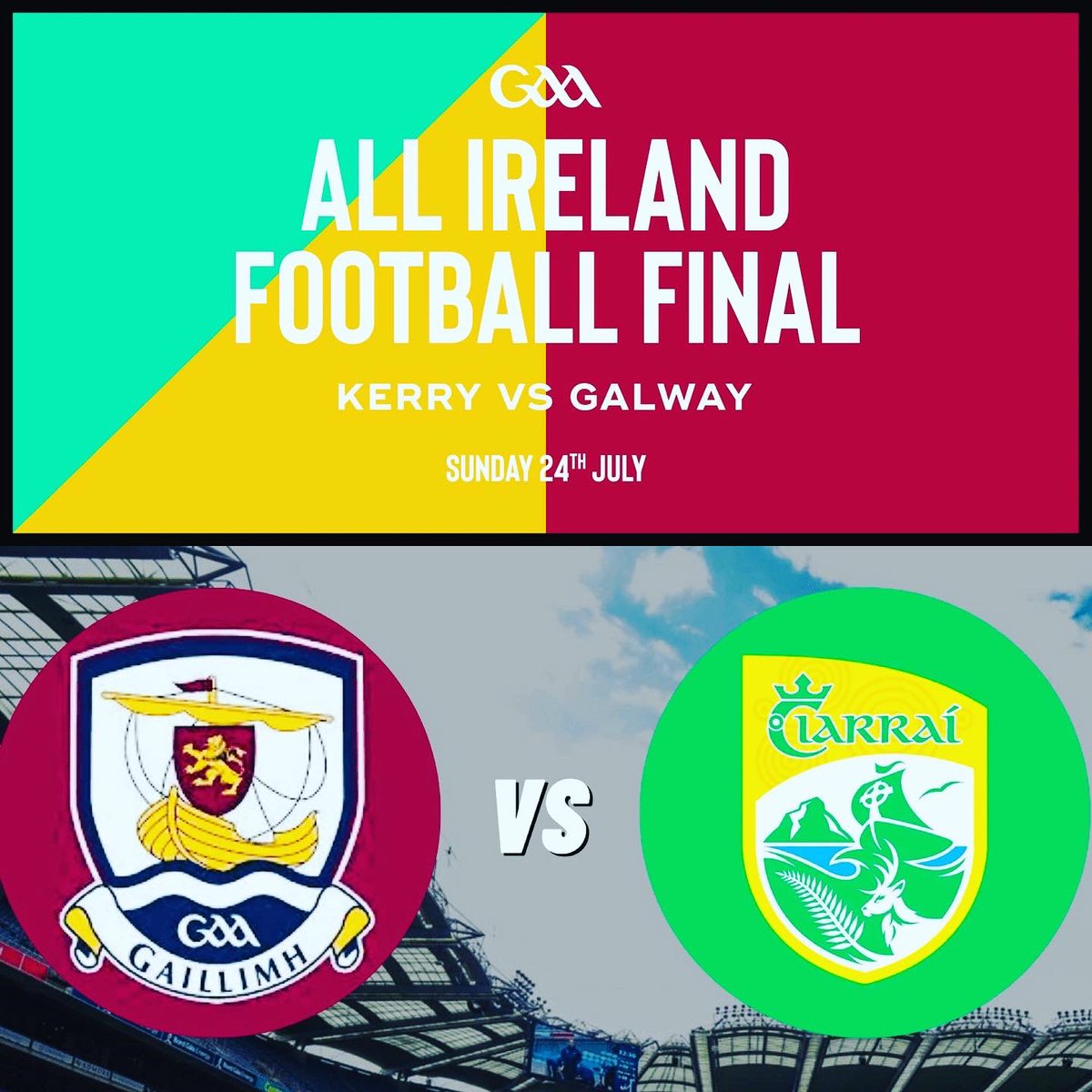 ODwyers_Bar's tweet photo. 🔴 Galway V. Kerry 🟢 
GAA All-Ireland Football Final this Sunday July 24th from 3:30pm!
Watch the live match at O’Dwyers Kilmacud!
See you there! 🍻 
🔴🟢🔴🟢🔴🟢
#GalwayVKerry #GAAFinal #GAASeniorFinal #GAA2022 
 #odwyersrestaurant #odwyers #odwyerskilmacud #stillorgan #dublin https://t.co/BoFpfrpKTv