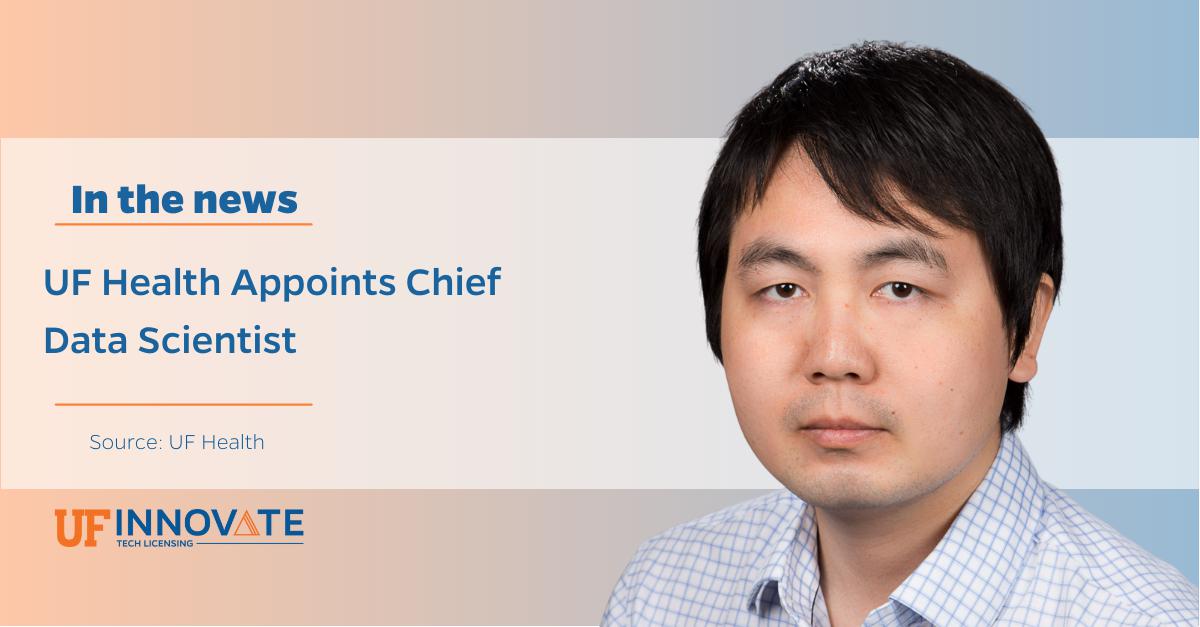 A huge #congrats to Jiang Bian, Ph.D. from the <a href="/UFMedicine/">UF Medicine</a> who was appointed <a href="/UFHealth/">UF Health</a>’s chief data scientist!🎉 Their goal is aiding #researchers move into a #new age of #biomedical informatics to improve #healthcare policy &amp; practice! 

Read more here: ow.ly/f0Hp103Q8Bw