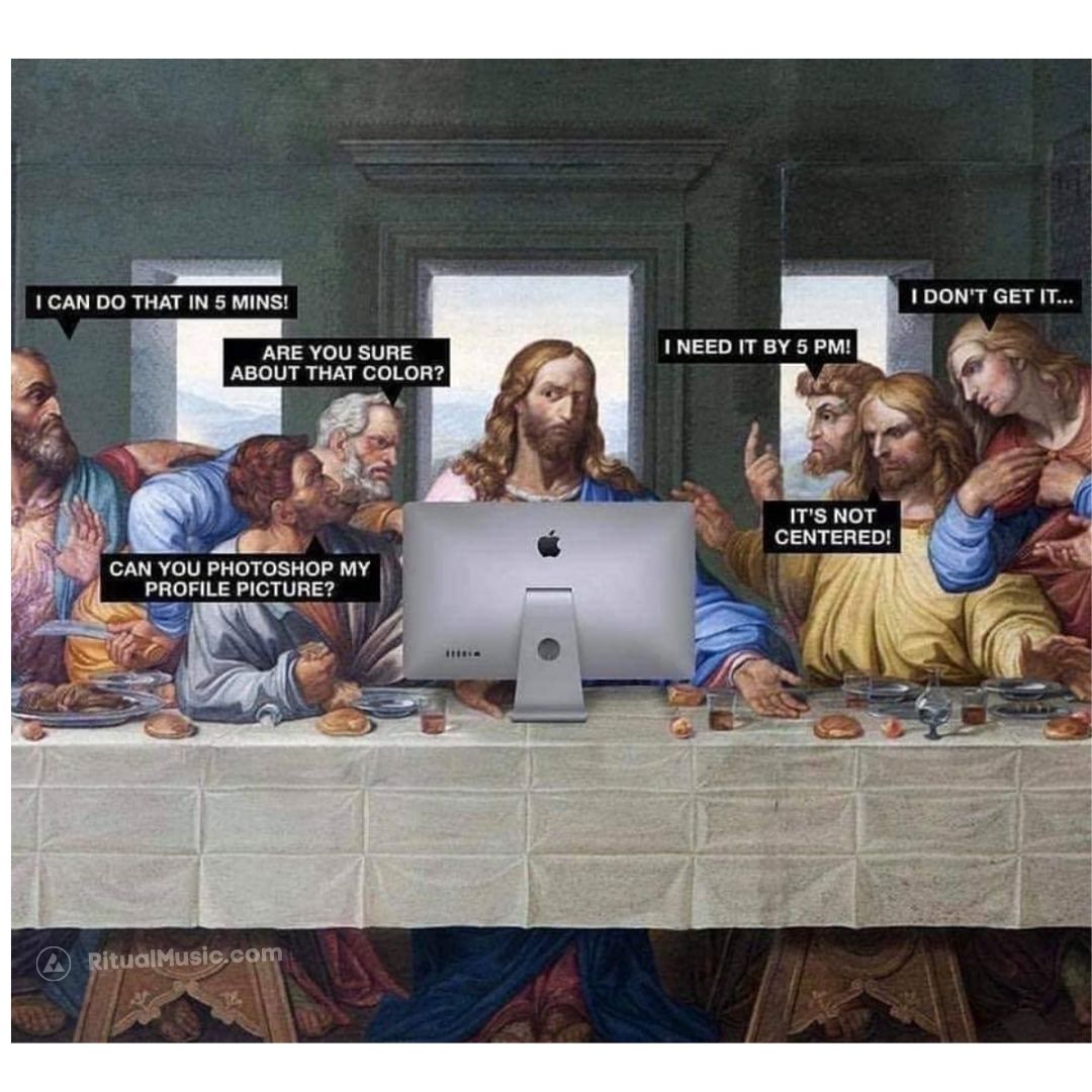 Every editing room has it's Judas. You know who you are. Constantly ruining those moments of divine inspiration.