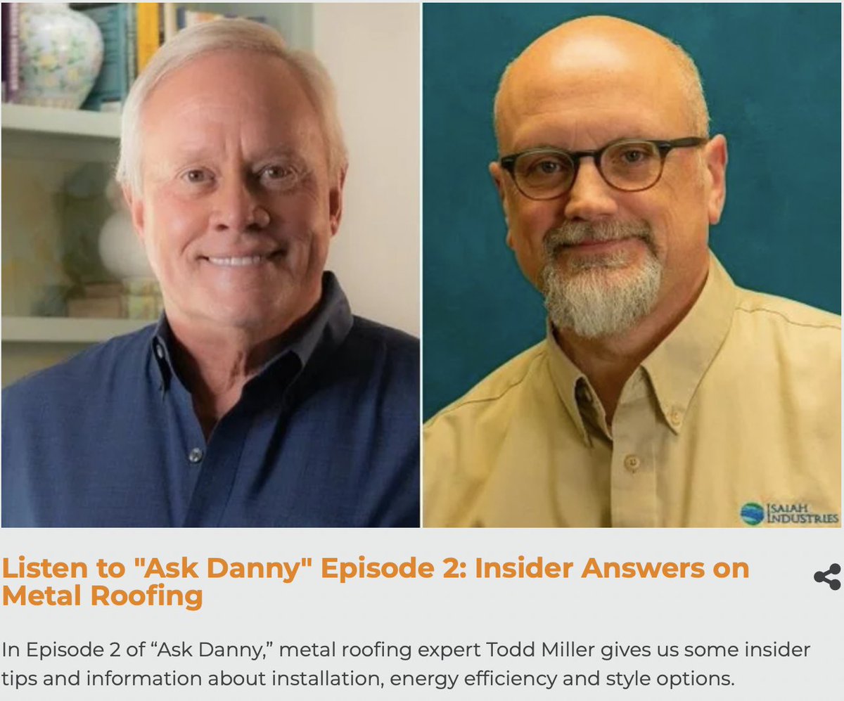 YourMetalRoof's tweet photo. One of the best ways to learn more about metal roofing options is by asking an expert! Head over to https://t.co/WmpXMVE2zr to learn more on the metal roofing process!

link to podcast:
https://t.co/9VGZIlLtG0

#metalroofing #metalroof #roofing #metalroofingexperts https://t.co/hav4AQSvl5