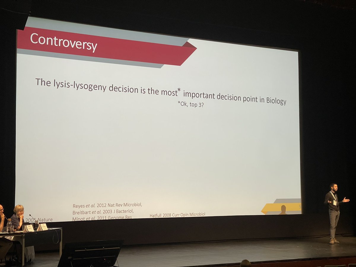 VoM_2024's tweet photo. Next Alexander Haynes @APHage_ presenting “Biasing Bacteriophage Behaviors”
#phage #lysogeny #VoM2022 https://t.co/AYX2r1bzuv