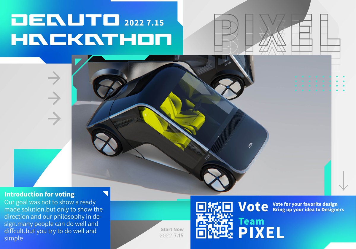 DeAutoDAO's tweet photo. ❤️it to #VOTE it
Team: Pixel
Design Concept: OUR GOAL WAS NOT ТО SHOW А READY-MADE SOLUTION, BUT ТНЕ DIRECTION AND OUR PHILOSOPHY IN DESIGN.
MANY PEOPLE CAN D0 WELL AND DIFFICULТ, BUT YOU TRY ТО #D0WELLANDSIMPLE. 
Click❤️if it's your favorite design in #DeAutoHackathon https://t.co/0RBwfmcp2o