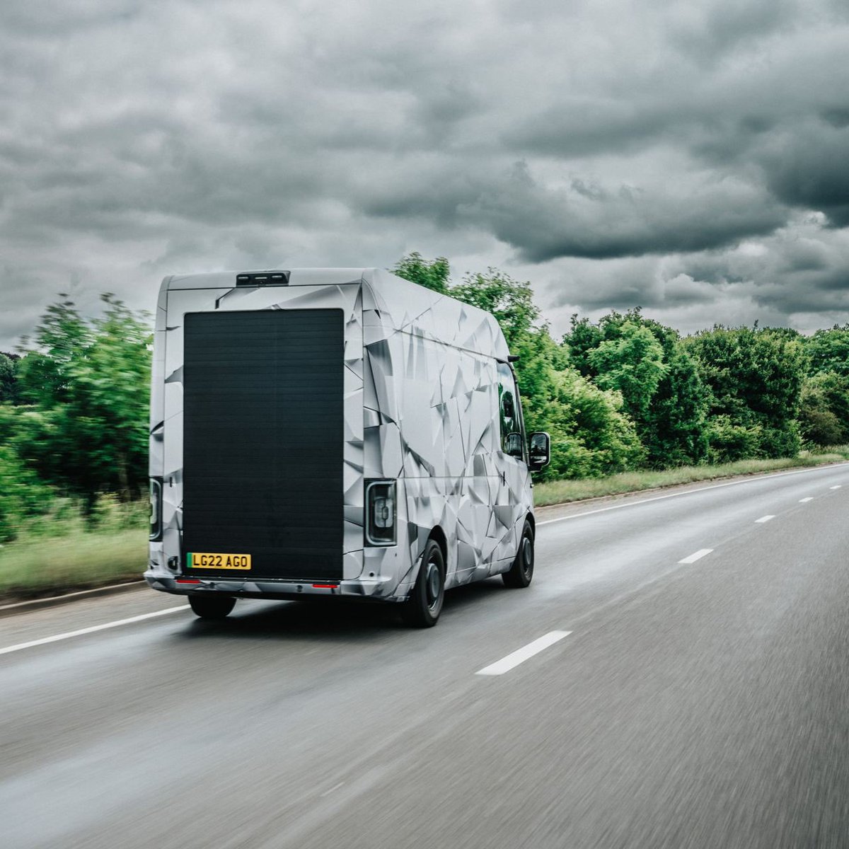 Driving into the weekend like 🙌🏼 

We've designed the Arrival Van specifically with the driver in mind, which is why the rear roller shutter has been optimised for convenience – it's perfect for backing into parking spaces when you're ready to load and unload from the cargo area.