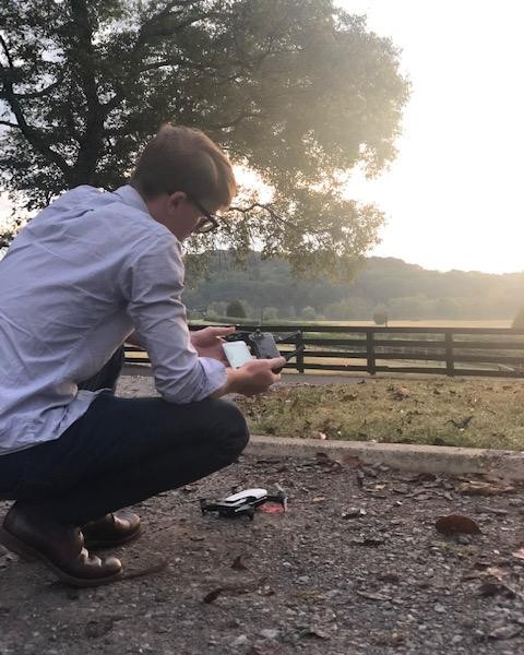 MBCMediaTV's tweet photo. Spencer prepping for some morning #drone work! Not a bad way to start your day. #mbcmedia #videocontent #videomarketing #digitalcontent https://t.co/euLMZtcspf