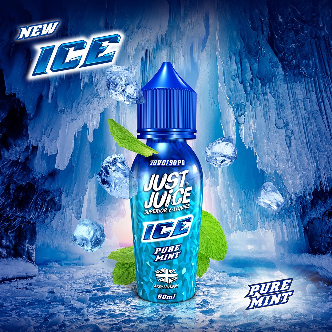 JustJuiceUK's tweet photo. Maximum freshness in the form of Pure Mint! The fourth addition to our brand new ICE range! 💚
If you love soft mints you are guaranteed to love this one! 🤤
And we're not done yet...
#Mint #SoftMint https://t.co/i2O8BHsORh