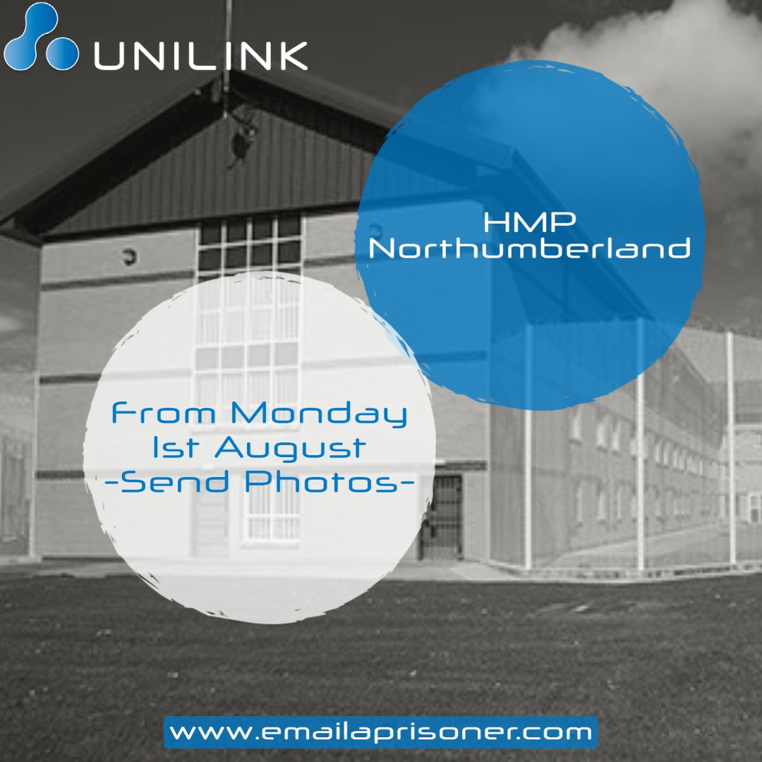 PrisonTechnolog's tweet photo. From Monday 1st August, @HMPNULAND will be operating Unilinkโs Photo Attachment service.
You can then send up to 4 photos per #emailaprisoner message. Please check the Acceptable Use Policy on our website before uploading any photos.
https://t.co/ncUWwa10rO https://t.co/QxRMLqJxze